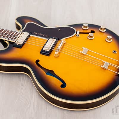 2000 Epiphone USA John Lee Hooker Signature 1964 Sheraton Sunburst, Near-Mint w/ Case, Hangtag image 11