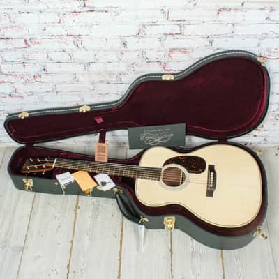 Martin - '37 28 Style Authentic 000-28 Custom Shop - Acoustic Guitar - Vintage Low Gloss - Indian Rosewood - Natural - with  Hardshell Case - x1306 (10CE-05-3) image 10