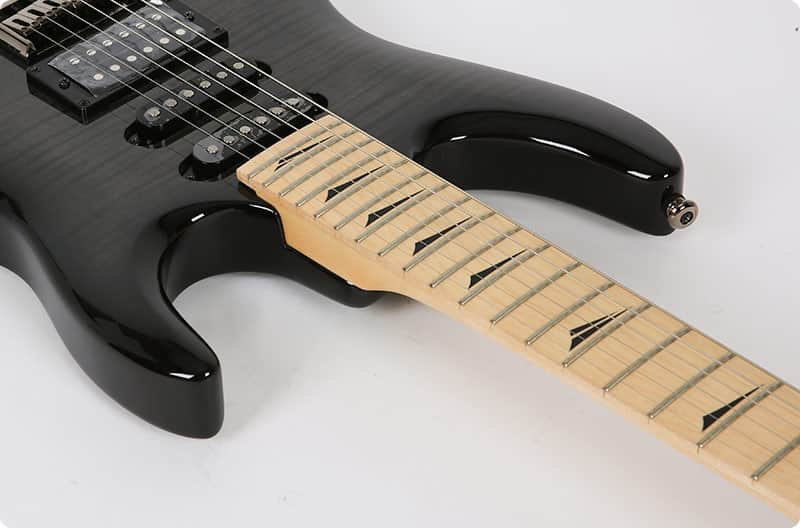 Kramer Striker 211 Super Strat SSH Hardtail Trans Black | Reverb
