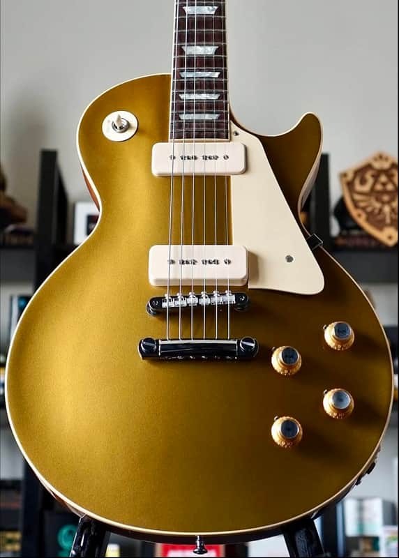 Gibson Custom Shop Les Paul Standard 1968 Reissue 60's Gold Top P9Os 2021 image 1