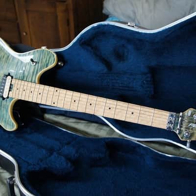 Peavey Wolfgang Custom Shop 2003 Blue quilt image 10