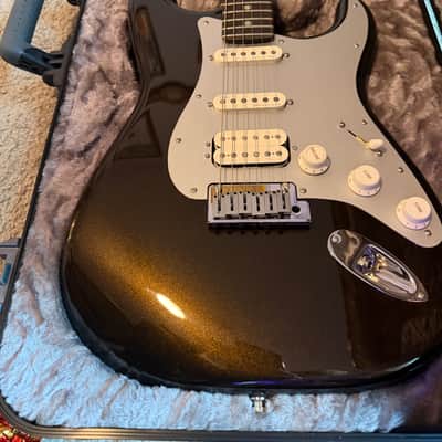 Fender American Ultra HSS Stratocaster - Texas Tea with Ebony Fretboard image 1