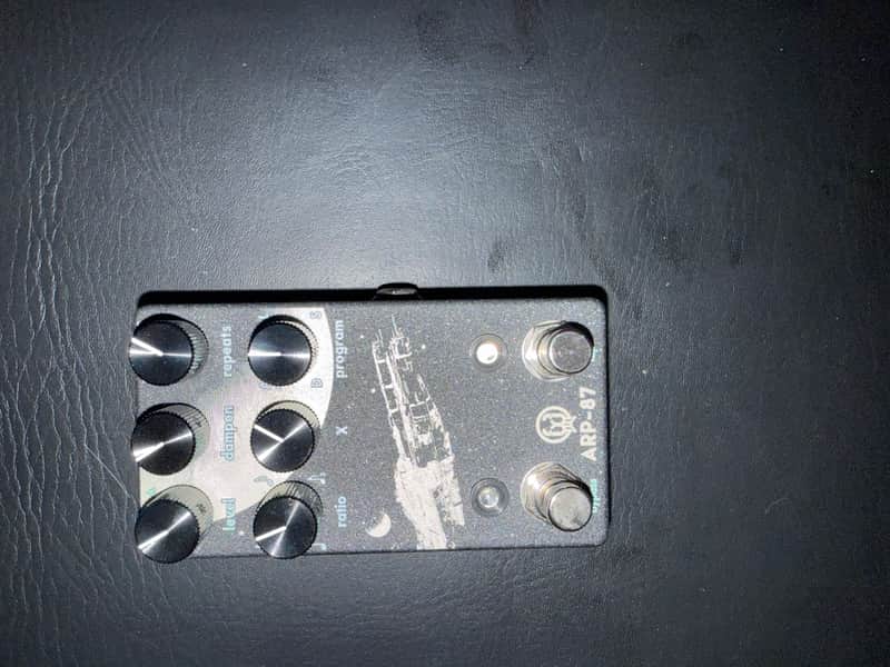 Walrus Audio ARP-87 Multi Function Delay Limited Edition - Luna Series 2020 - Black / Yellow Rocket image 1