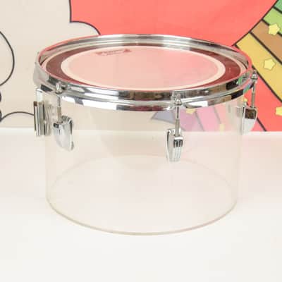 Vintage 70s Ludwig 12' Vistalite Concert Tom - Clear (as-is) image 2