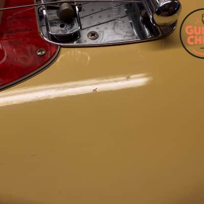 1995 Fender Japan MIJ MG69 '69 Mustang Vintage White FujiGen Tweed HSC image 13
