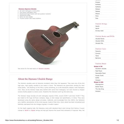 Hamano H-100T Tenor Ukulele image 23