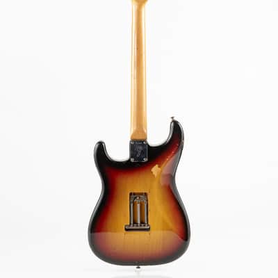 USED 1971 Fender Stratocaster with Rosewood Fretboard - Sunburst image 5