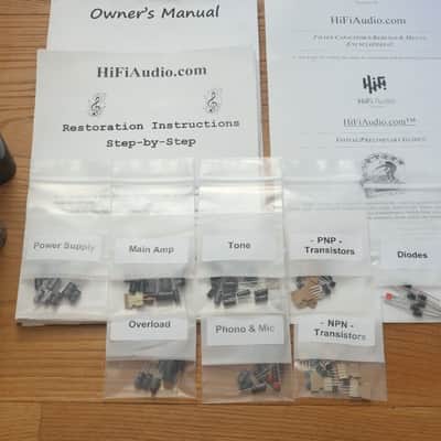 Rotel RA-1412 restoration kit filter capacitor repair rebuild fix image 2