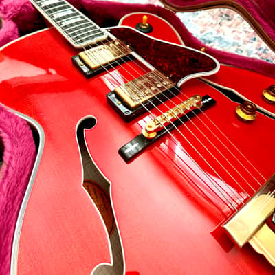 1998 Gibson L5-CT "FIGURED CHERRY RED" Custom Historic Series + OHSC image 12