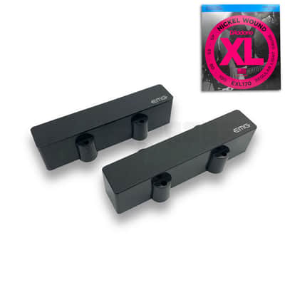 EMG J Black 4 String Jazz Bass® Pickup Set - FREE STRINGS image 1