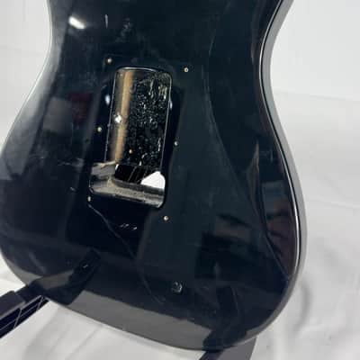 Unbranded Strat Style Electric Guitar Body - Black image 11