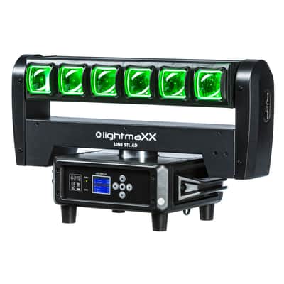 lightmaXX LINE STL AD Moving Head Bar - Battery Powered LED Light image 4