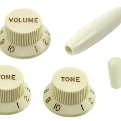 Allparts PK-0178-024 Complete Knob Set for Stratocaster Mint Green image 2