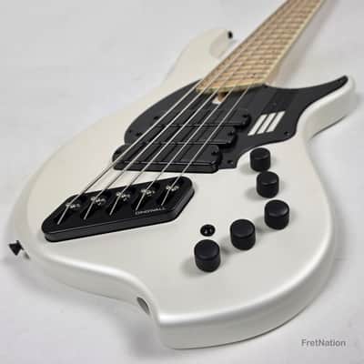 Dingwall NG3 5-String Ducati White Fanned Fret Multi-Scale - 9.06lbs #21063 image 6