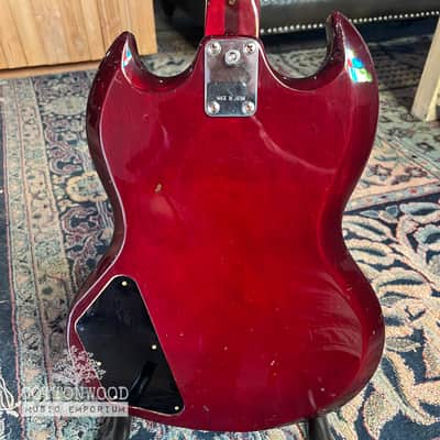 Vintage 1970s Greco EB420 Bass Guitar – Cherry Red (Made in Japan) image 15