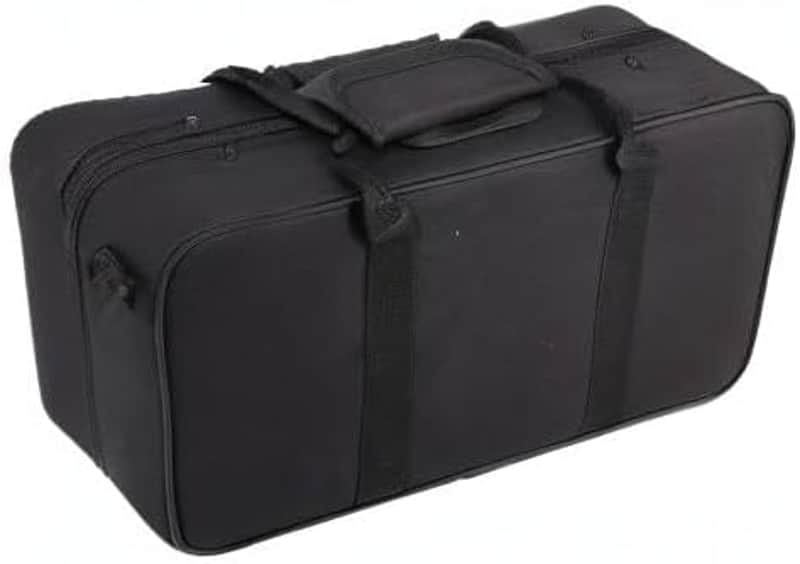 Clarinet Case, Oxford Cloth Clarinet Gig Bag with Accessory Compartments, Black Foam Padded Thickened Clarinet Bag with Strap image 1