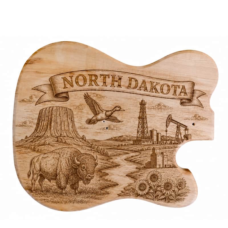 Weymann® "NORTH DAKOTA" - USA Made - Solid Body Electric Guitar image 1