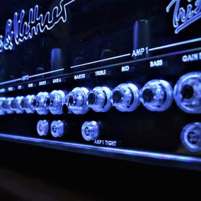 【New power tubes】Hughes & Kettner TriAmp MKII 6-Channel 100-Watt Guitar Amp Head 2002 - 2014 - Black image 7