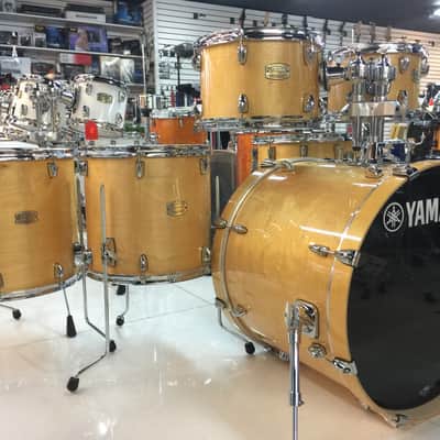 Yamaha Stage Custom Birch Drum Set Natural Wood 6 Piece Shell Pack - New image 1
