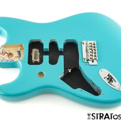 LEFTY Fender Player II Stratocaster BODY + HARDWARE Strat Alder Aquatone Blue image 1