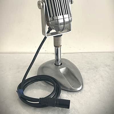 1940's era AMERICAN D9T Dynamic dual-element Microphone w/stand & cable image 2