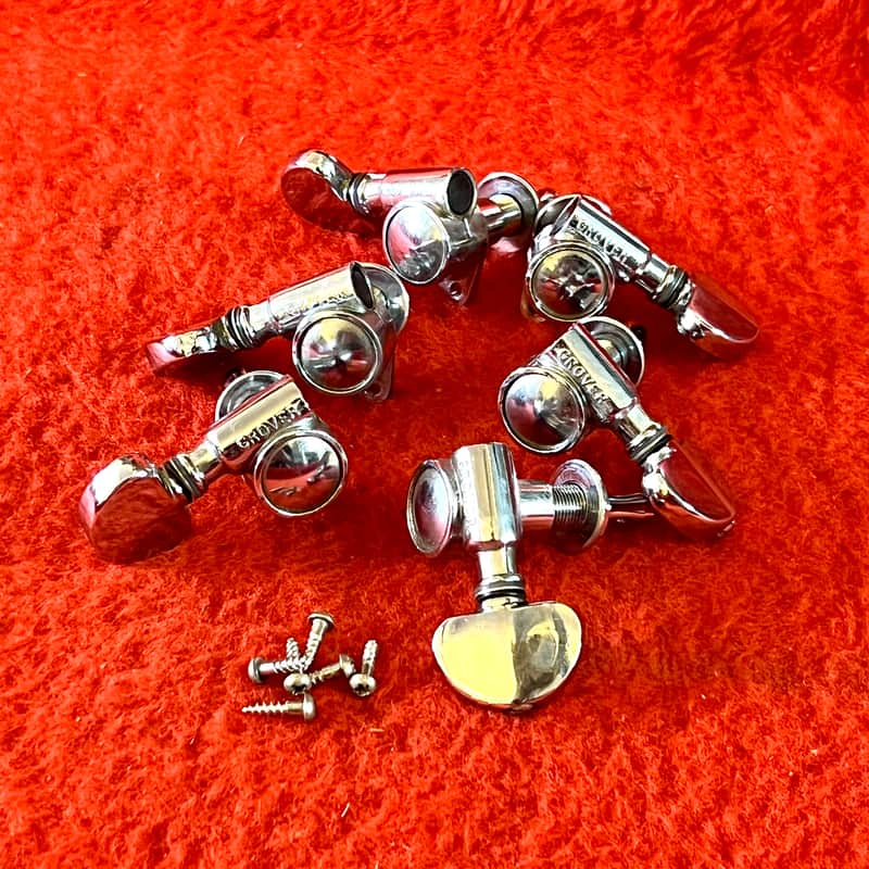 1970 Grover Rotomatic guitar tuners Chrome