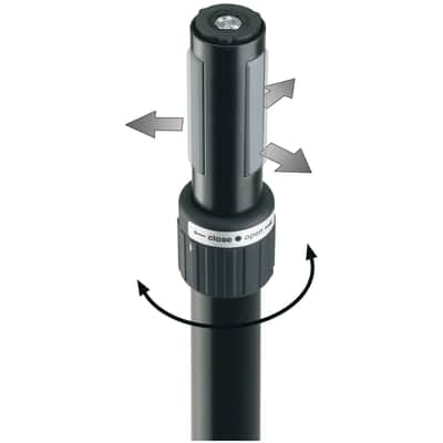 K&M 21360 Ring Lock Speaker Pole, Black image 2
