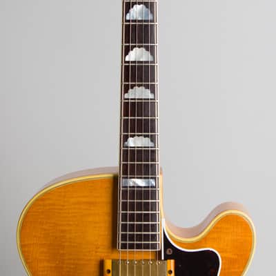 Epiphone Zephyr Deluxe Cutaway Arch Top Hollow Body Electric Guitar (1954), ser. #68425, original hard shell case. image 8