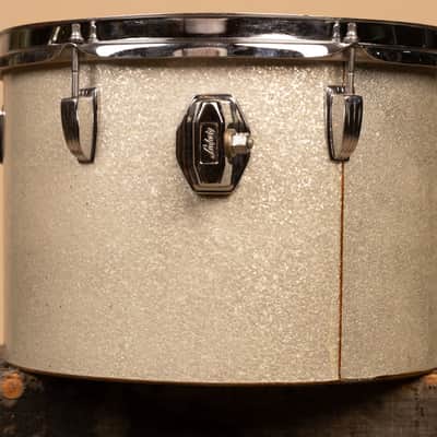 1970s Ludwig 9x13 Silver Sparkle Concert Tom image 5