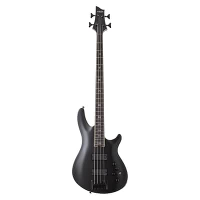 Schecter SLS Elite-4 "Evil Twin" Bass Guitar - Satin Black image 2
