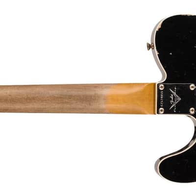 FENDER - CUSTOM SHOP 1960 Telecaster Custom Heavy Relic RW Aged Black 9236091079 image 3