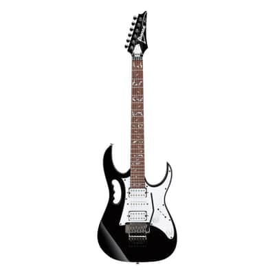 Ibanez JEMJR-BK Steve Vai Signature with Jatoba Fretboard - Black image 1