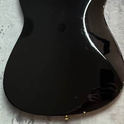 1990s Fernandes TEB-1 Tele Bass Made in Japan Black P/J Gold Hardware w/ Hardshell Case image 7