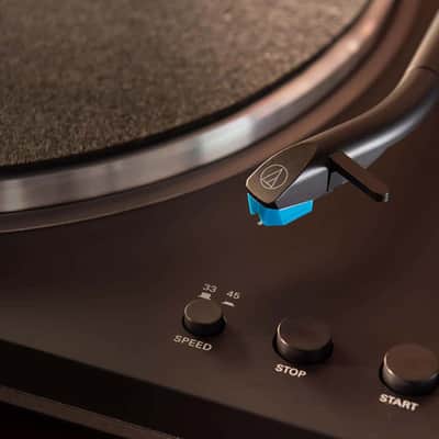 Audio-Technica AT-LP70X-BG Fully Automatic Belt-Drive Turntable w/ Record Care Bundle image 9