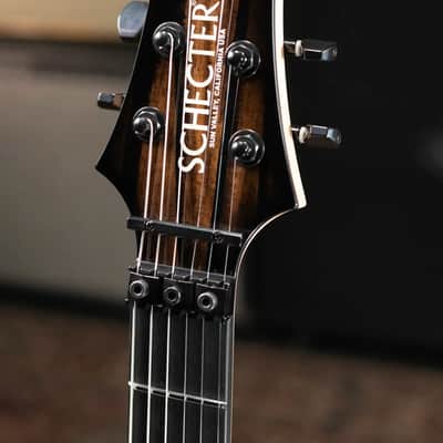 Schecter Custom Shop Sunset Extreme-6 FR HSS Electric Guitar - White Ebony Top with Hardshell Case image 5