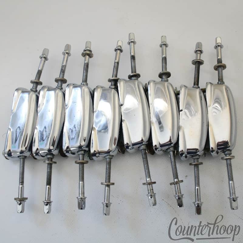 Pearl 8x Snare Drum Metric Lugs+Tension T-Rods Vintage60s Japan Slingerland-Copy image 1