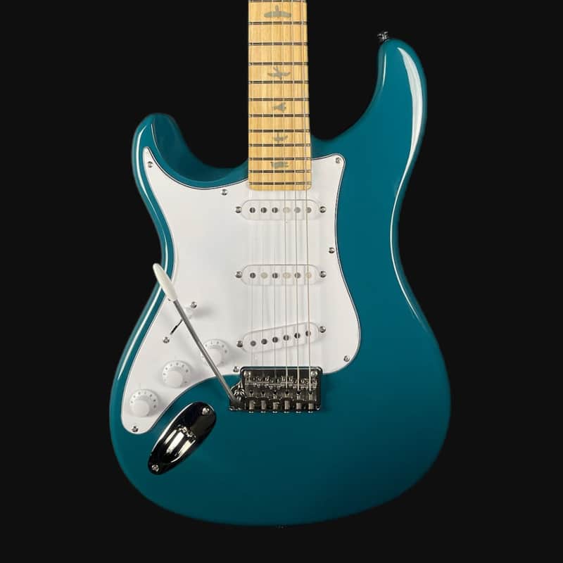 PRS SE Signature John Mayer Silver Sky Maple Electric Guitar in Nylon Blue - Left-Handed image 1