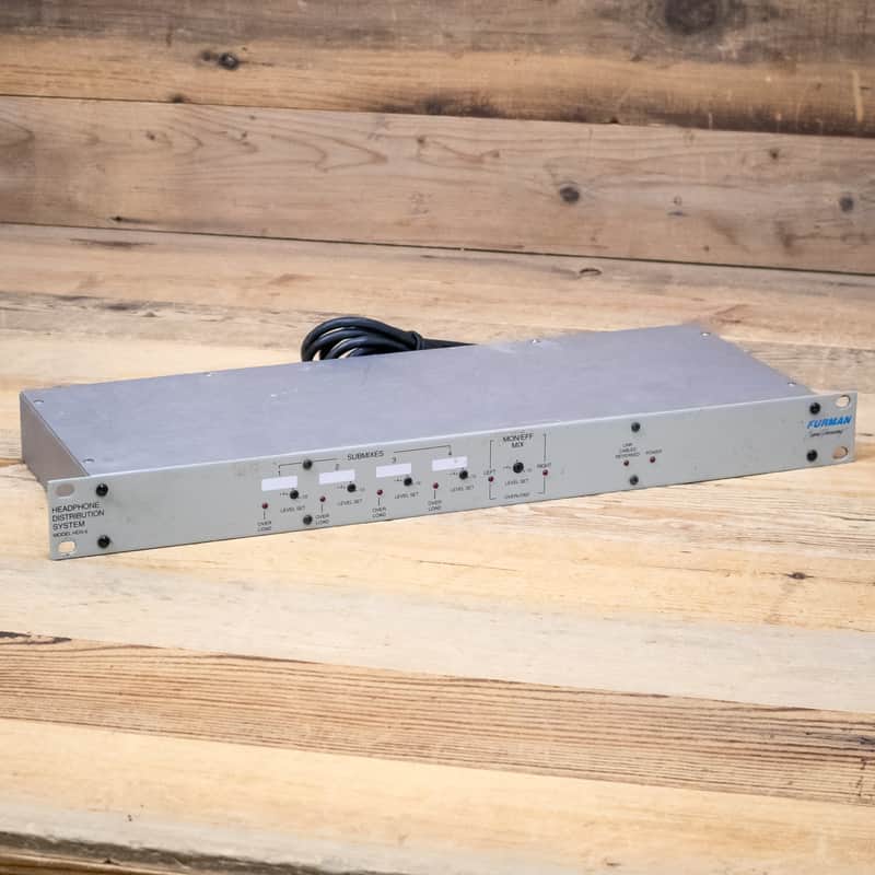 Furman HDS-6 (HDS6) Headphone Distribution System Hub Live Studio In-Ear U287652