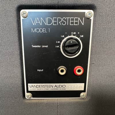 Pair Of Vintage Vandersteen Audio Model 1 Audiophile image 7
