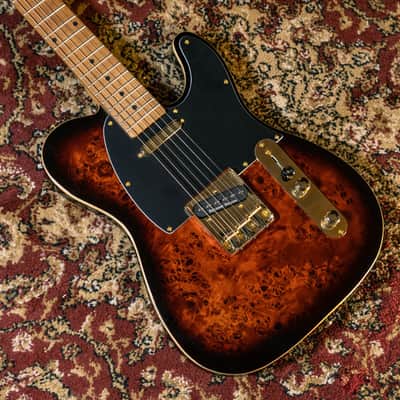 Michael Kelly MK50MBBMSN Mod Shop 50 Duncan Quilt Maple Top Swamp Ash Body Roasted Maple Neck 6-String Electric Guitar image 5