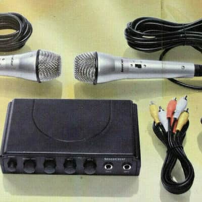 SilverCrest KARAOKE-Set,2 Mikros+15 Partyhits,tolle Effekte, an TV anschließbar! image 2