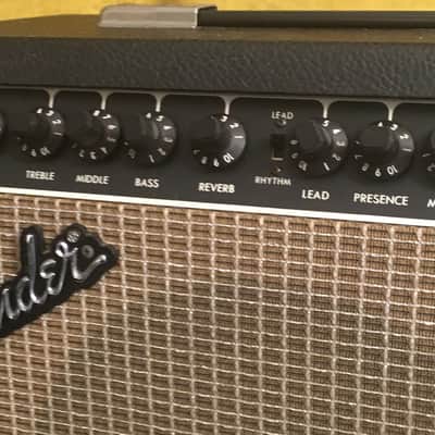 Vintage Rare Fender Sidekick Tube 20R 1980s Black Tolex Original Classic Blackface Collector image 4