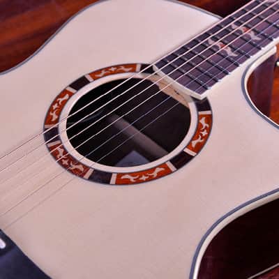 Crafter Godinus STG G-20ce GA Grand Auditorium Acoustic Guitar Top Solid Dual Source Pickup image 3