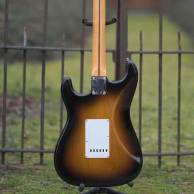 Fender Custom Shop Vintage Custom 1955 Stratocaster, NOS, Maple Fingerboard - Wide-Fade 2-Color Sunburst image 11