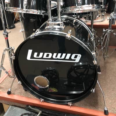Ludwig Accent Combo 5-piece Drum Kit - Black image 5