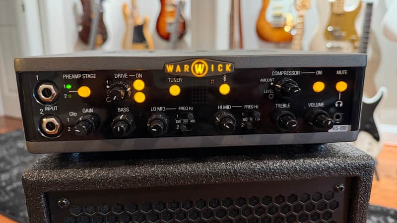 Warwick MS 800 Multi Stage Bass Amplifier Head 2026 - Black image 1