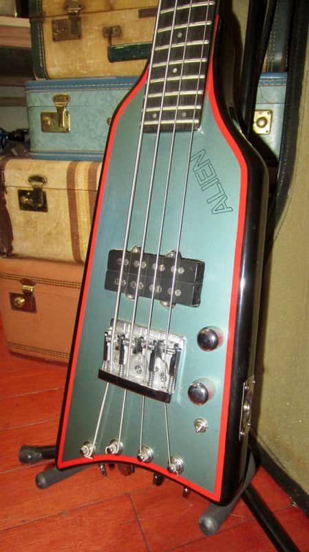 ~1985 Hondo Alien Bass Gun Blue Metallic image 1
