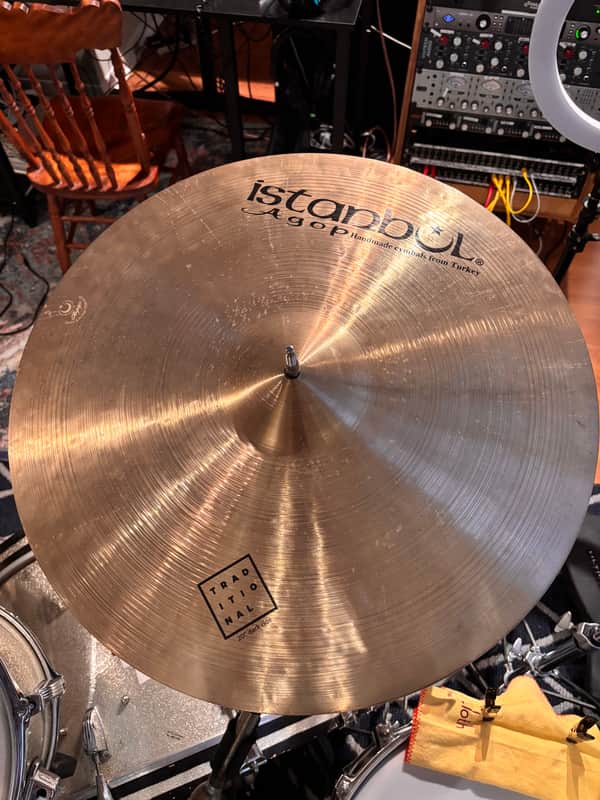 Istanbul Agop 20" Traditional Series Dark Ride Cymbal 2010s - Traditional image 1