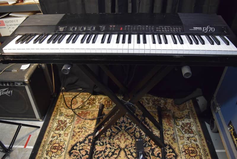 Yamaha PF70 Electric Piano w/stand w/case - Vintage 80's image 1