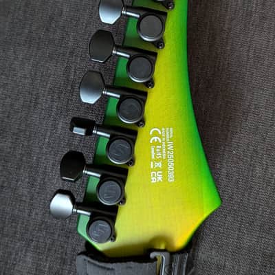 Solar Guitars X1.7FRLB – Flame Lime Burst Matte 2025 - Lime Burst Matte image 9